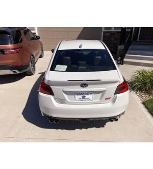 StickerFab  3D CARBON LOW PROFILE OEM SPOILER PROTECTOR ACCENT WITH LOGO - 15+ WRX / STI