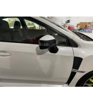 StickerFab  3D CARBON TURN SIGNAL MIRROR COVER PROTECTOR - 15+ WRX / STI