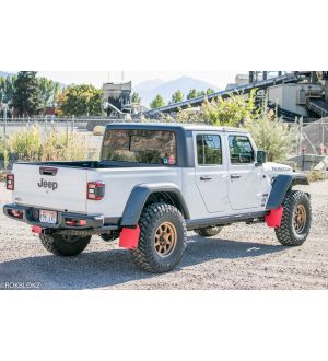Rokblokz Jeep Gladiator (JT) 2020+ Quick Release Mud Flaps - Front & Rear - T417
