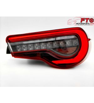 VLAND Clear Lens with Chrome/Red Sequential Taillights - 13+ FRS/BRZ/86