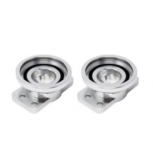 Torque Solution Dual HKS Blow Off Valve Adapter Kit: KIA Stinger 3.3T