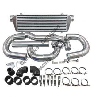 CX Racing Intercooler + Piping Hose Clamp + BOV Kit For 08+ Hyundai Genesis Coupe 2.0T Turbo