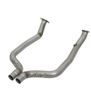 aFe Twisted Steel 3in Connection-Pipe 15-19 Dodge Challenger/Charger Hellcat SRT-8 V8-6.4L