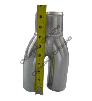 CX Racing Aluminum Y Merge Pipe 2.5