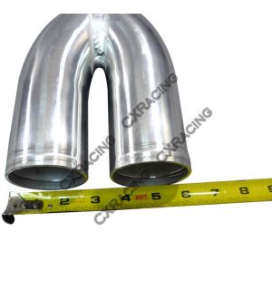 CX Racing Aluminum Y Merge Pipe 2.5