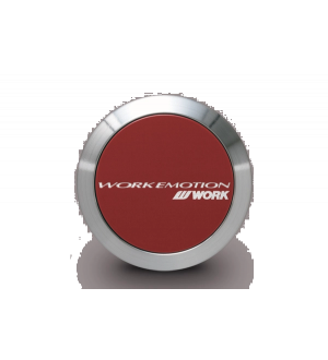 Work Wheels Emotion Center Cap Flat Type Red Universal