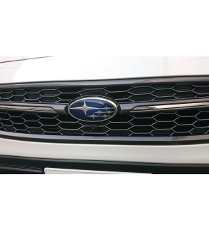 SUBARU JDM WRX S4 STI SPORT GRILLE DARK METALLIC WITH CHROME WINGLETS 2018+ WRX / 2018+ STI