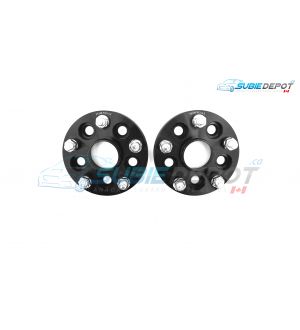FT86MS Hub Centric Wheel Adapters 20mm 5x100 to 5x114.3 PAIR - BLK - 13+ FR-S/BRZ/86