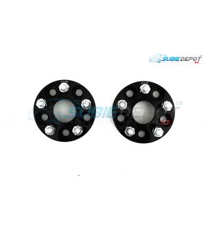 FT86MS Hub Centric Wheel Bolt-on Spacers 35mm 5x100 PAIR - BLK - 13+ FR-S/BRZ/86