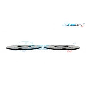 FT86MS Hub Centric Wheel Slip-on Spacers 3mm 5x100 or 5x114.3 PAIR - BLK - 13+ FR-S/BRZ/86