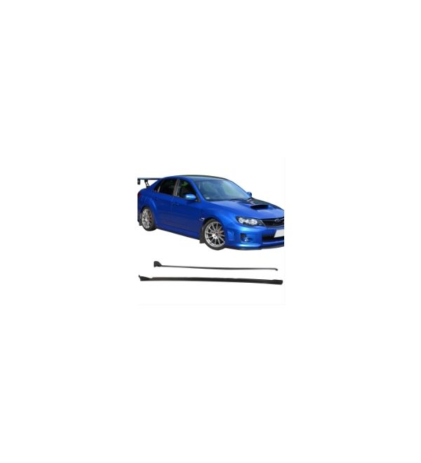 Ikon Motorsports Fit 08 14 Subaru Impreza Wrx Sti S6 Style Side Skirts 2pc Pu