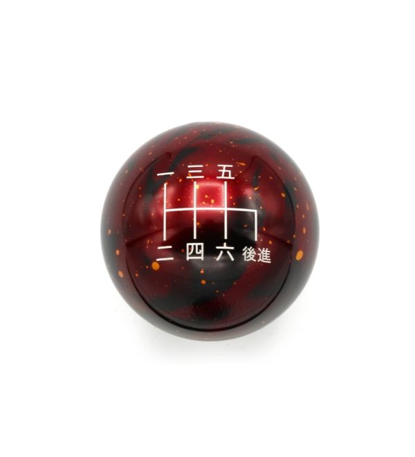 BilletWorkz Red Cosmic Space Japanese Engraving Shift Knob Subaru WRX STI 6 Speed Lightbulb